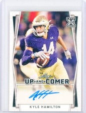 2022 Leaf Draft KYLE HAMILTON AUTO Autograph RC Rookie Card Baltimore Ravens