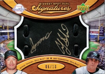 2007 Sweet Spot Signatures Iwamura Sonnanstine Auto Rays 6/10