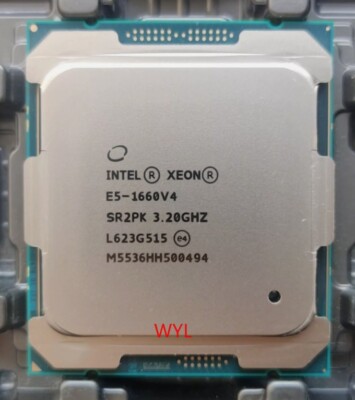 Intel Xeon E5-1660 V4 3.20Ghz 8-Core 20MB LGA2011-3 Server CPU Processor SR2PK