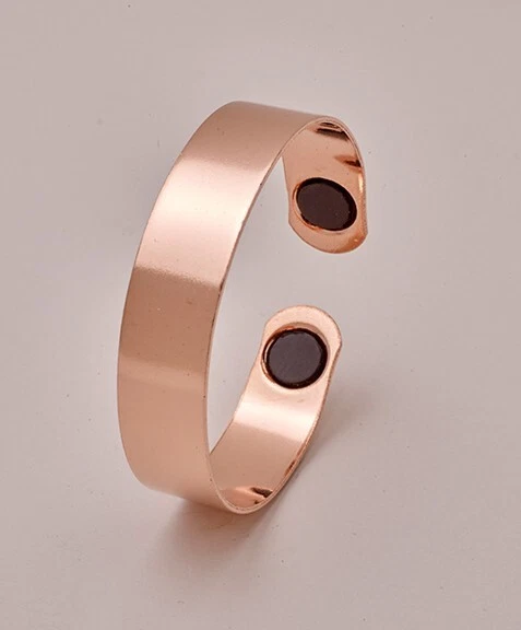 COPPER FAYRE Copper Bracelet Plain With Magnets - 6 1/2" long 1/2" wide CM1