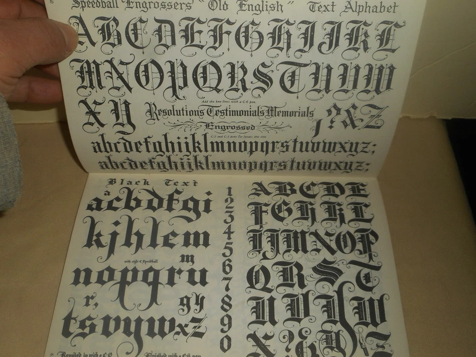 SPEEDBALL TEXTBOOK FOR PEN AND BRUSH LETTERING 1972 Softcover 20th Edition - Image 4 of 4
