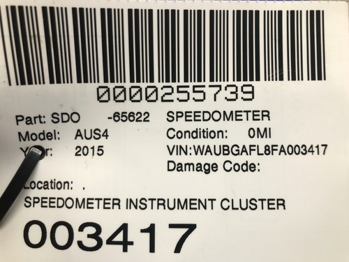 2013 2014 2015 2016 AUDI S4 A4 SPEEDOMETER INSTRUMENT CLUSTER 8K0920983A OEM - Picture 12 of 12