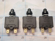 CIRCUIT BREAKERS DC MARINE PUSH TO RESET 13091 5 AMP ETA 3 PAC BLACK BOOT ETA