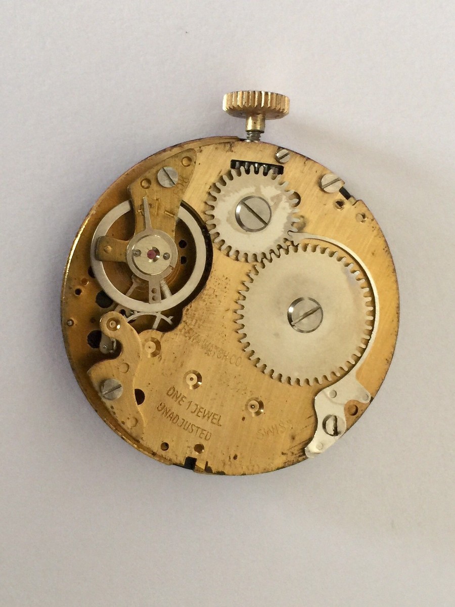 Pendentif Montre De Poche Lenga Vintage Suisse à Remontage Manuel Pour Femme - Fonctionne