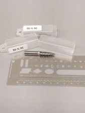 Carbide Burr SG-1L DC Double Cut 1/4X2 USA 2 PACK!
