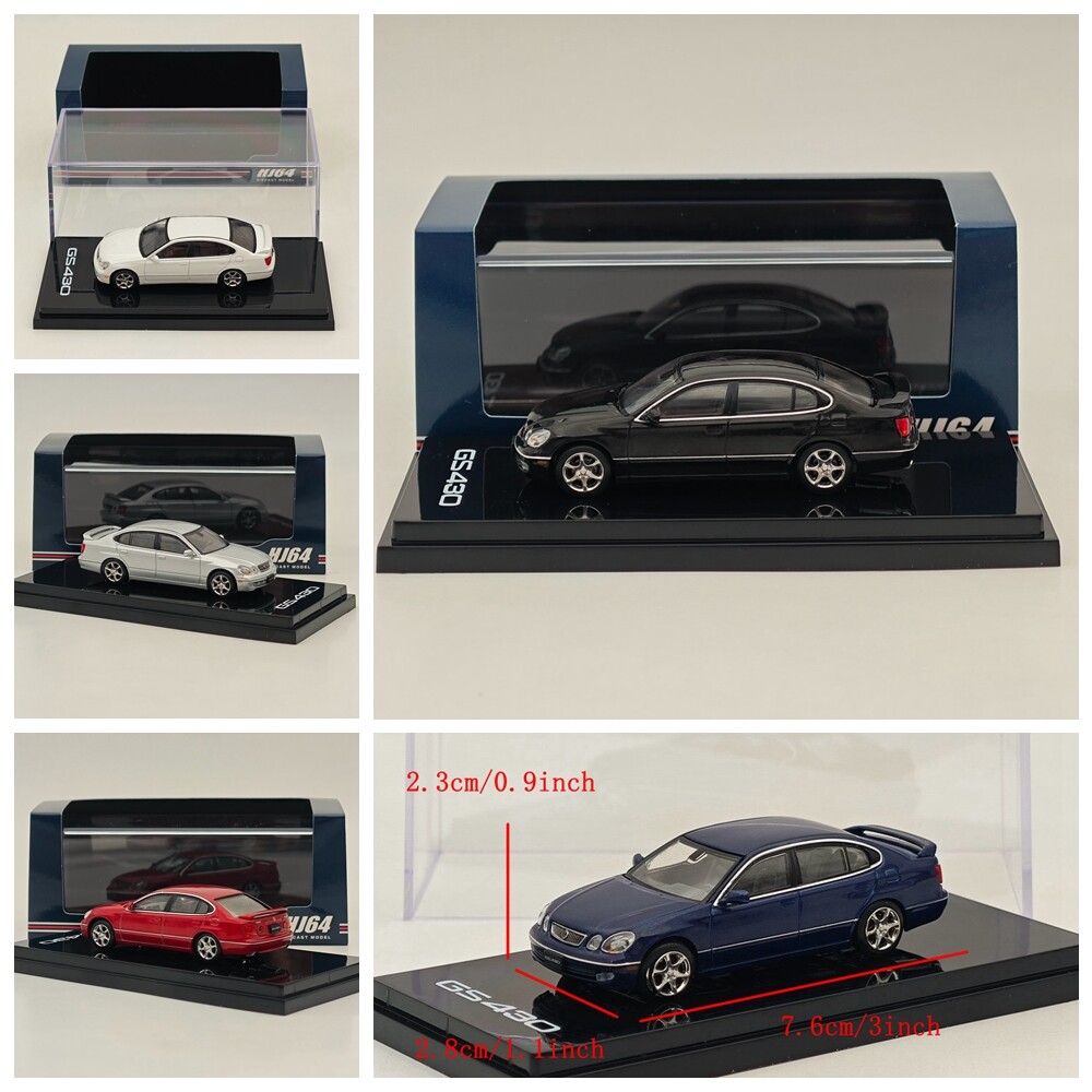 1/64 ホビージャパン　レクサス GS430 アリスト　vipカー　シャコタン ホビージャパン 1/64 レクサス GS430 ブルーパール