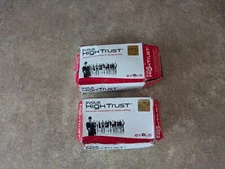 LOT OF 2 GENUINE EVOLIS KO R3012 HIGH TRUST BLACK OVERLAY RIBBON 500 PRINTS/ROLL