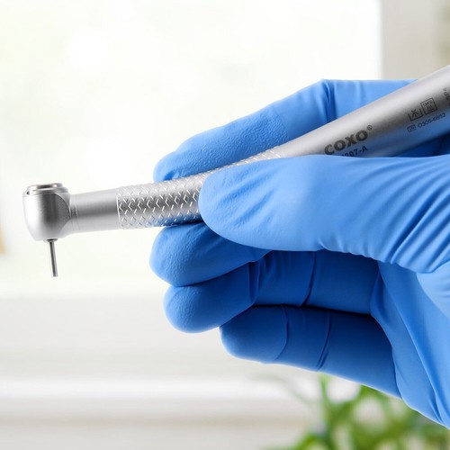 COXO Dental High Speed Air Turbine Handpiece Anti-retraction 4 Hole CX207-A - Picture 6 of 13