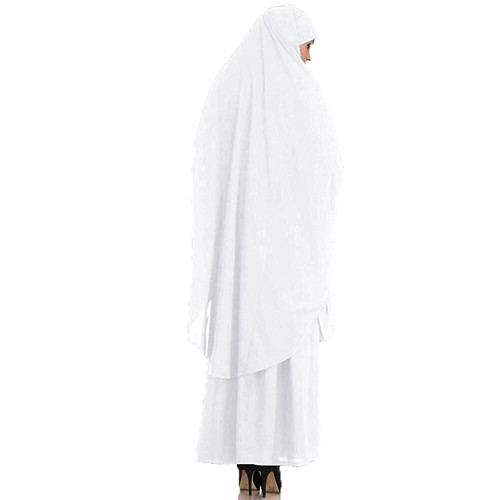 Muslim Women Prayer Abaya Burqa Khimar Hijab Maxi Skirt Set Dress Islamic Arab - Picture 12 of 25