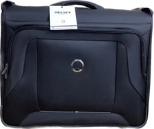 Delsey Paris Optimax Lite Black 2-Wheel Garment Luggage Travel Bag New with Tags
