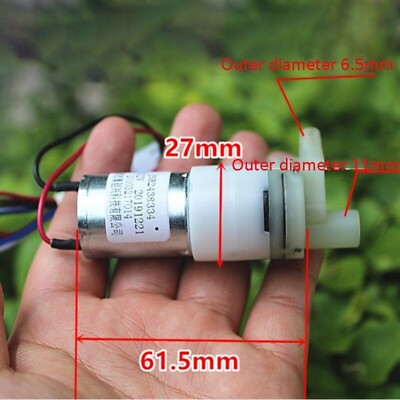 DC 12V Small 370 Diaphragm Self-Priming Pump Water Suction Pressure Pump