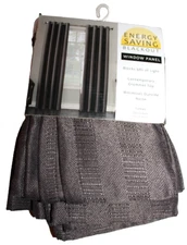 NorthCrest Home Energy Saving Blackout Window Panel Tomas Iron/Gray 52 x 63 in.