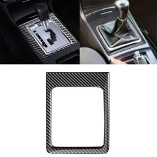 For Mitsubishi Lancer Gtgts 2008-15 Carbon Fiber Gear Shift Panel Cover Sticker