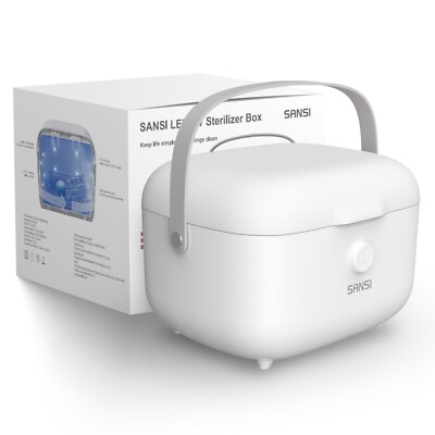 SANSI UV Light Sanitizer Cleaner Box 360° UVC Chips Sanitizes in 5 Mins 5.1L