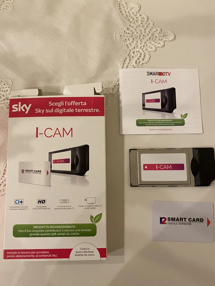 Sky I-CAM HD Digitale Terrestre- Nero