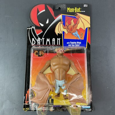 MAN-BAT + FLAPPING WINGS &TOW CABLE ACTION FIGURE BATMAN THE ANIMATED SERIES NEW