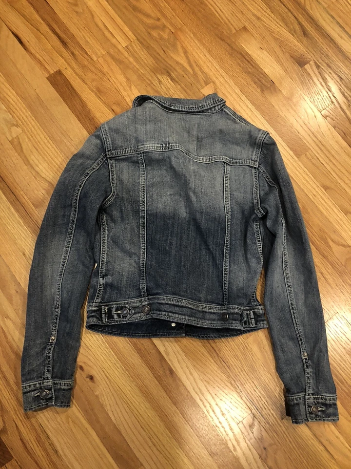 Vintage Women’s Silver Jean Jacket - Image 3 of 3