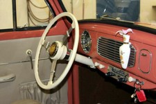 Vw Type 1 2 Banjo Ivory Steering Wheel 15 Diameter Wheel Only Bug Bus Ghia