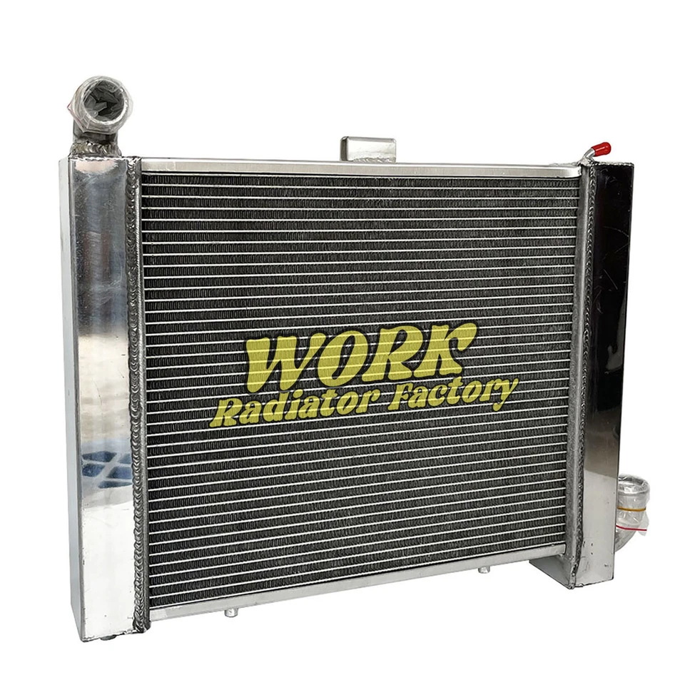 Radiador de aluminio para Chevrolet Corvette MT 1963-1972 1970 1968 1967 1965 Foto 3 de 4