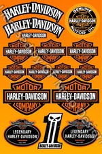 Harley Chopper Sportster Dyna Stickers Softail decals V-Rod Iron Glide 80 81