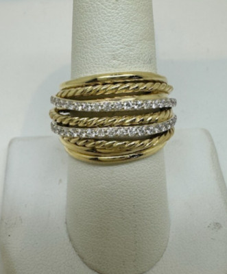 David Yurman 18k Diamond  ring