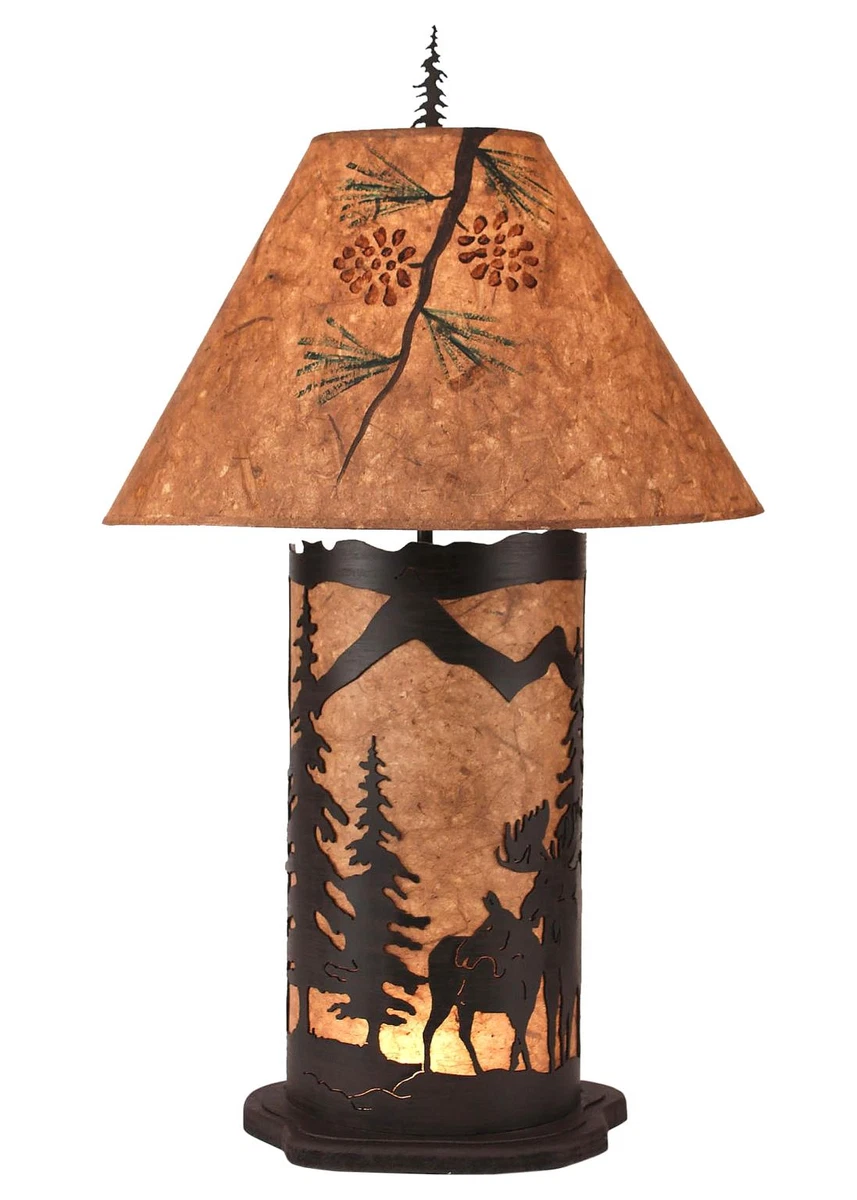 Rustic lodge table lamps online
