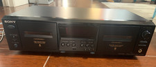 Sony TC-WE475 Dual Deck Cassette Deck Auto Reverse Pitch Control Dolby B C