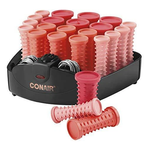 Conair Compact Multi-Size Hot Rollers, Coral - Image 2 of 4