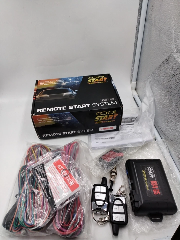 Crimestopper Cool Start RS1-G5 Universal Remote Start & Keyless Entry System New - Image 2 of 4