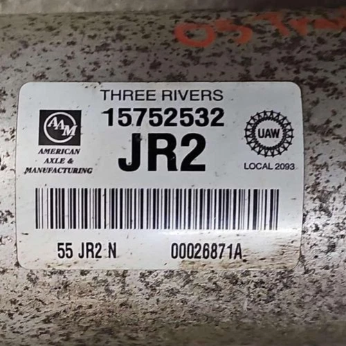 Chevy Trailblazer Ext Envoy XL 2003-2006 4X4 5,3 L eje de transmisión trasero OEM Foto 2 de 4