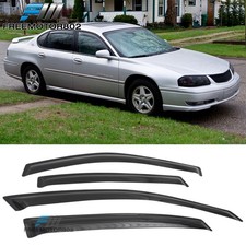 Fits 00-05 Chevy Impala Sedan Window Visors Rain Sun Guard Guard Acrylic 4pc Set