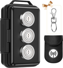 Upgraded Magnetic Key Box for under Car, Hide a Key Magnetic Car Key Hider with