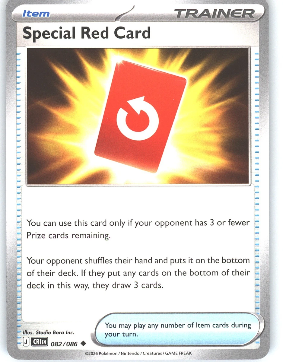 Red Card Pokémon TCG Cards for sale | eBay