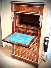 Meuble ancien - secrétaire 5 tiroirs Louis XVI