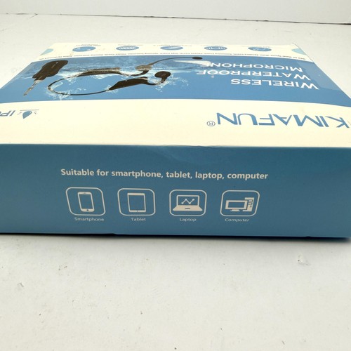 Kimafun KM-GWP91 kabelloses wasserdichtes Mikrofon Headset IP67 2,4G mit Empfänger - Bild 8 von 16