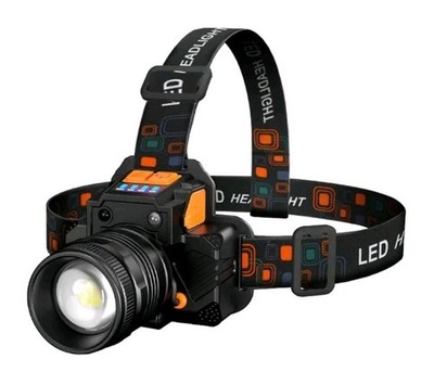 LED Stirnlampe Bewegungssensor Kopflampe 3 Modi USB Wiederaufladbar Zoom Headlight...