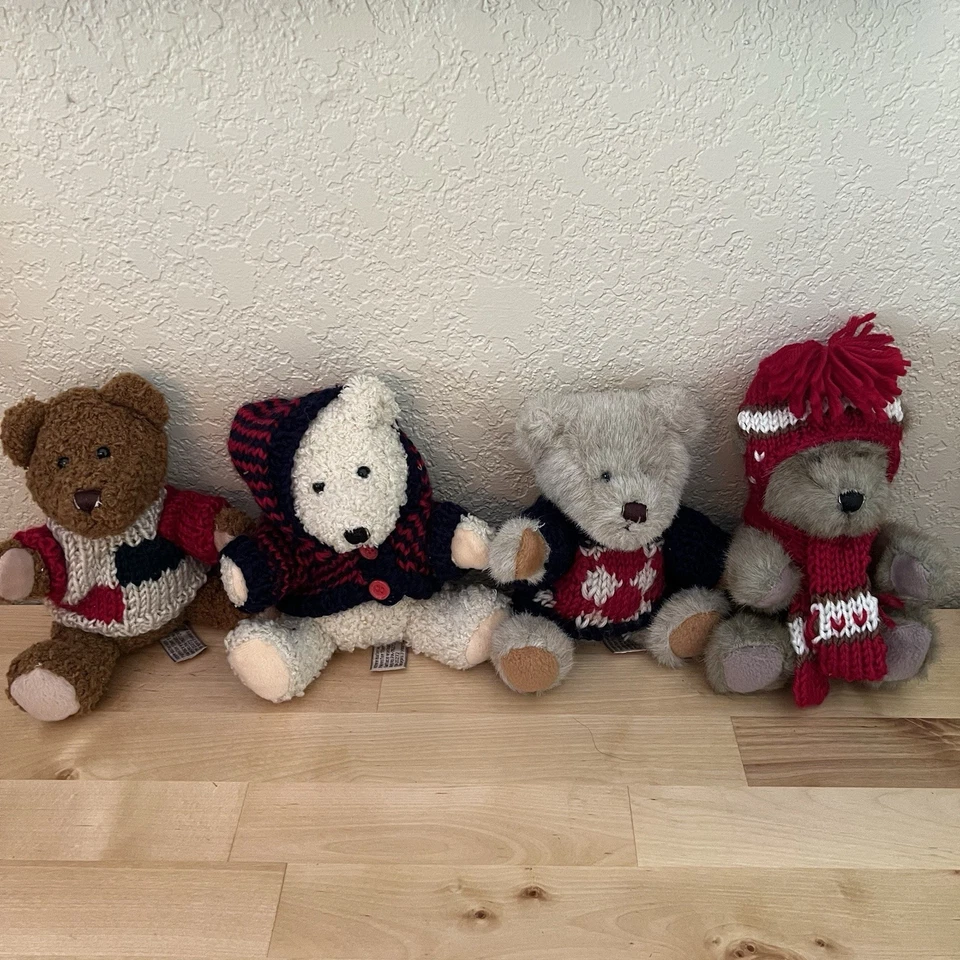 Hugfun International Bears Set Of 10 Collectible Stuffed Animals Winter - Image 4 of 4