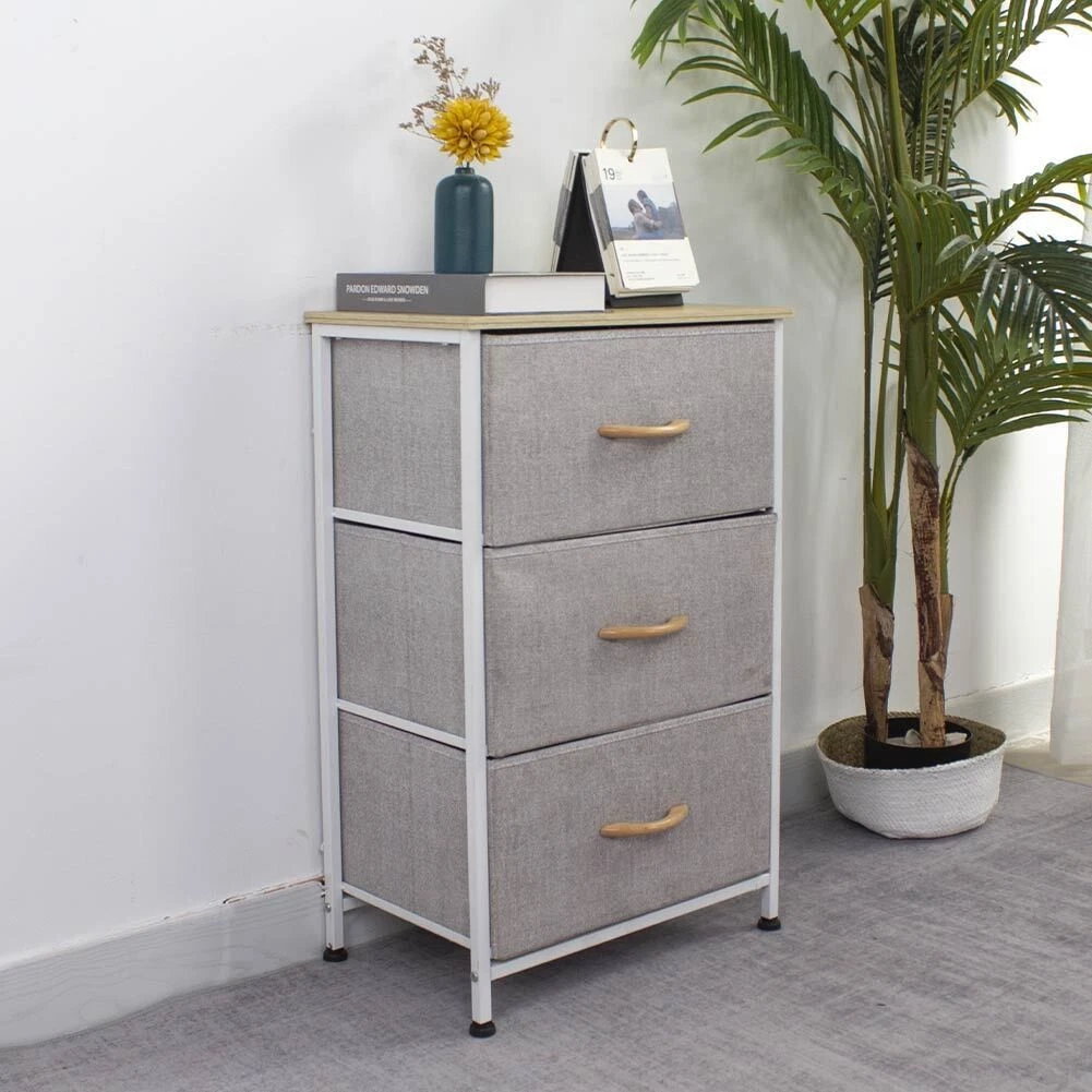 Cassettiera In Tessuto Sorbus 8 Cassetti | Struttura In Acciaio E Piano In Legno | Comò Alto 87x30x91 Cm | Organizer Per Vestiti E Biancheria
