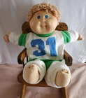 Vintage 1984 Cabbage Patch Kids Boy with Blue Eyes & Champagne Hair, GUC