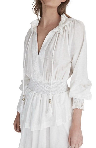AJE Aegina Boho Dress Size 10🔆Cotton /silk🔆embroidery