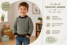 Children  s Size 5 Crochet Jumper
