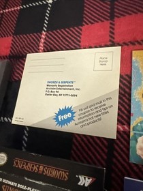 Swords and Serpents (Nintendo NES, 1990) Complete CIB Box Manual Inserts