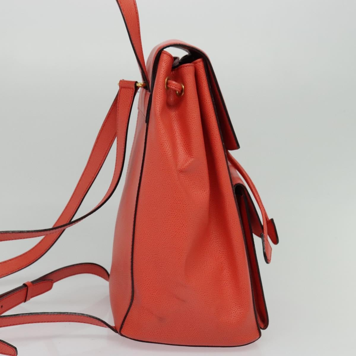 Celine Backpack Leather Orange Backpack - image 4