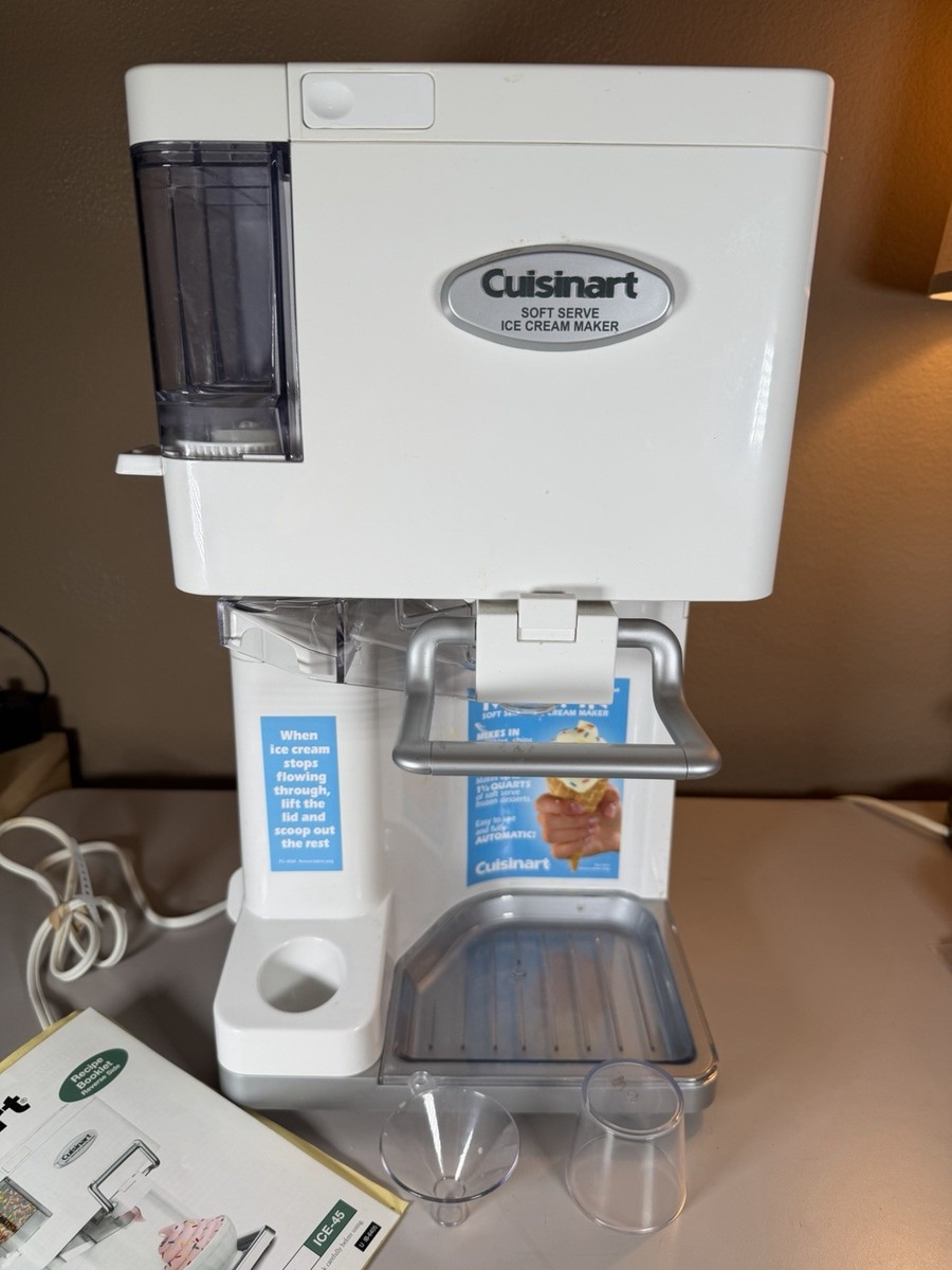 Cuisinart ICE-45 Mix In Soft Serve 1-1/2-Quart Ice Cream Maker NO