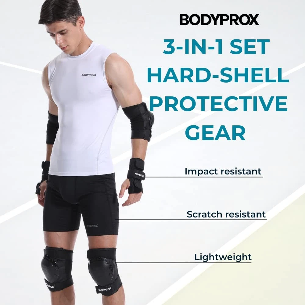 Bodyprox Knee Pads, Elbow Pads, And Wrist Guards - Thumbnail 2