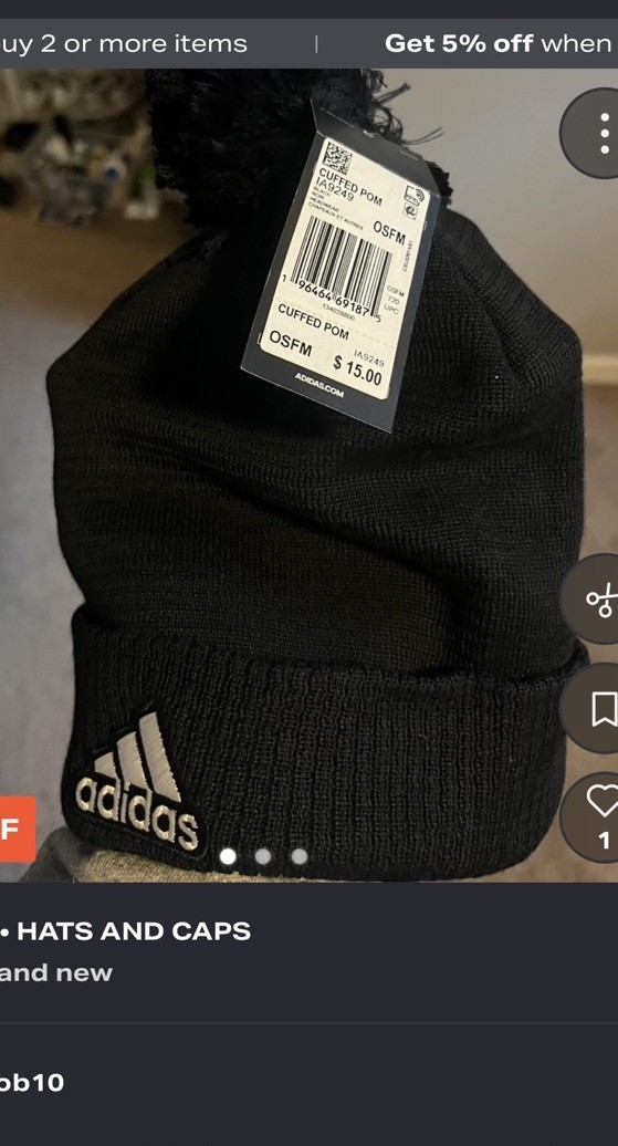 Brand New Adidas Hat