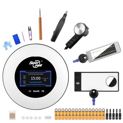 PDR Windscreen Repair Kit - UV Resin Nano Glass Crack Fix for Chips/Cracks