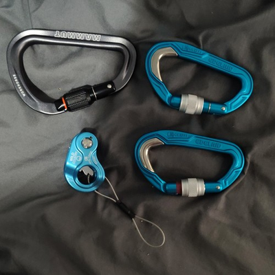 #ad Mammut Workhorse Edelrid D Shape Aluminum Carabiners Wild Country Ropeman $80.00