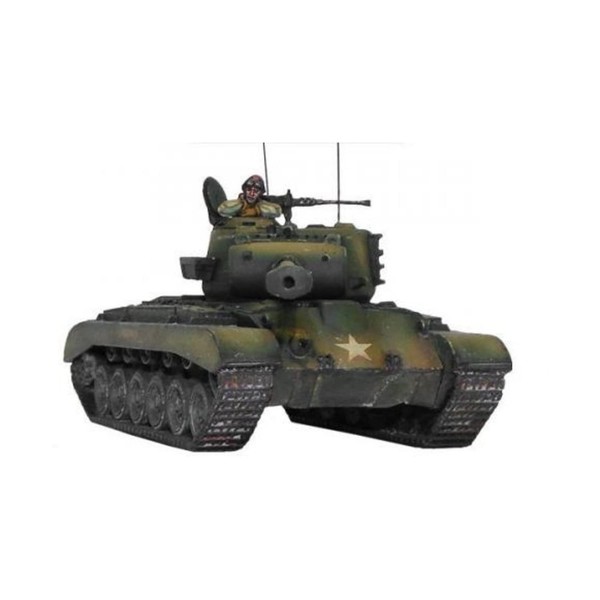 Warlord Games M26 Pershing Heavy Tank - 1:56 / 28Mm Resin & Metal Scale Model Ta-image
