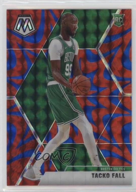 2019-20 Panini Mosaic Rookies Reactive Blue Prizm Tacko Fall #244 0ru6